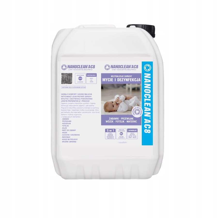 Dezinfekční čisticí prostředek AC8 Home Dětský kanystr bez zápachu 5 l