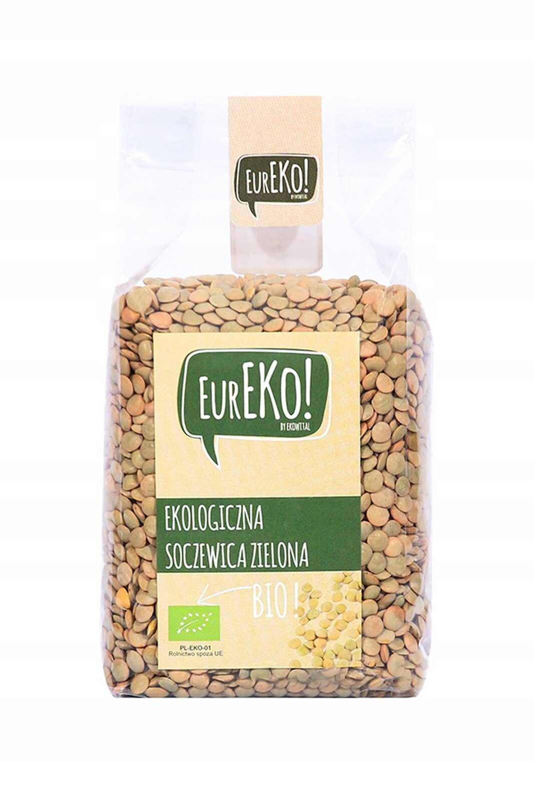 4x Eureko Zelená čočka Bio 400 g