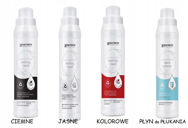 Sada Tekutých Prostředků Na Praní Nanobarevných, Světlých A Tmavých Tekutá Aviváž