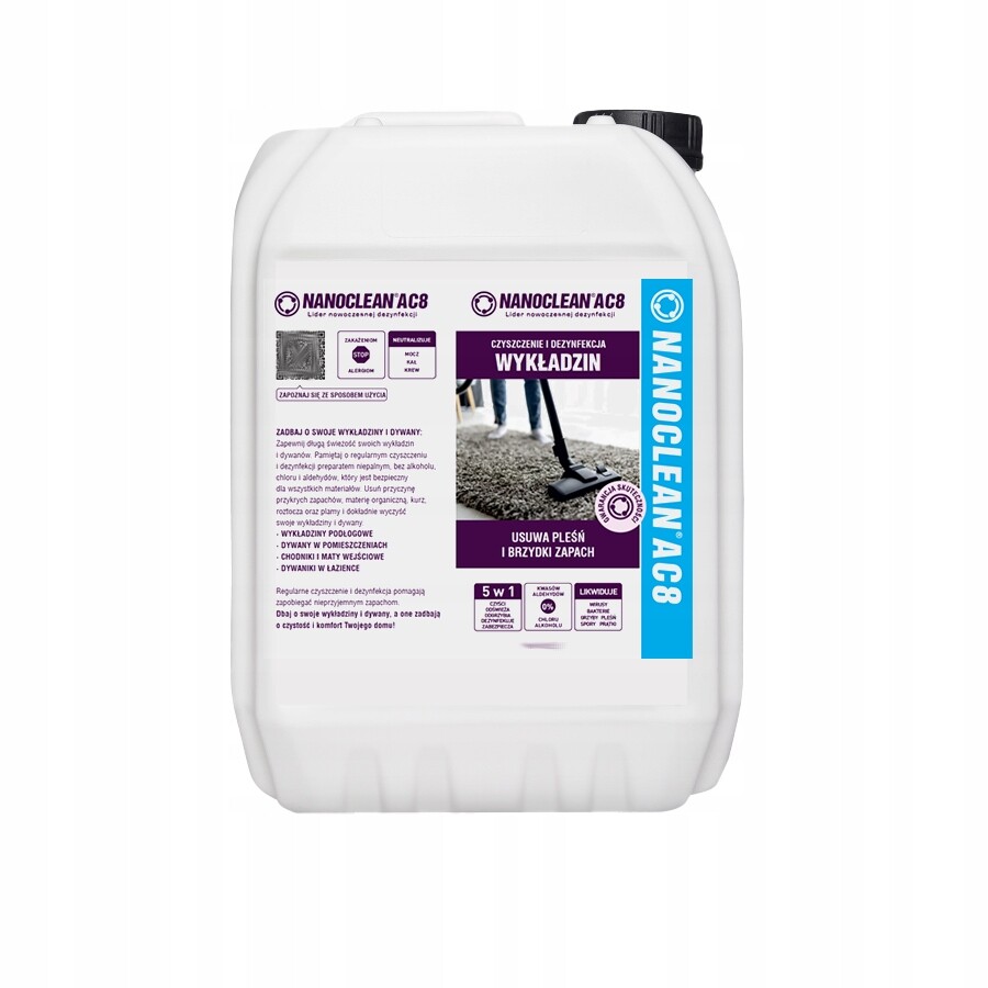 Dezinfekční čisticí prostředek na koberce AC8 Připraven k použití 5 l