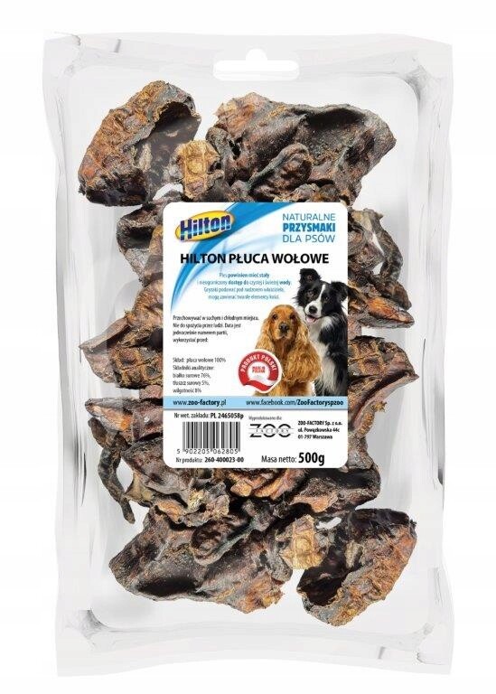 Hovězí Plíce Pochoutky Pro Psa 500 g