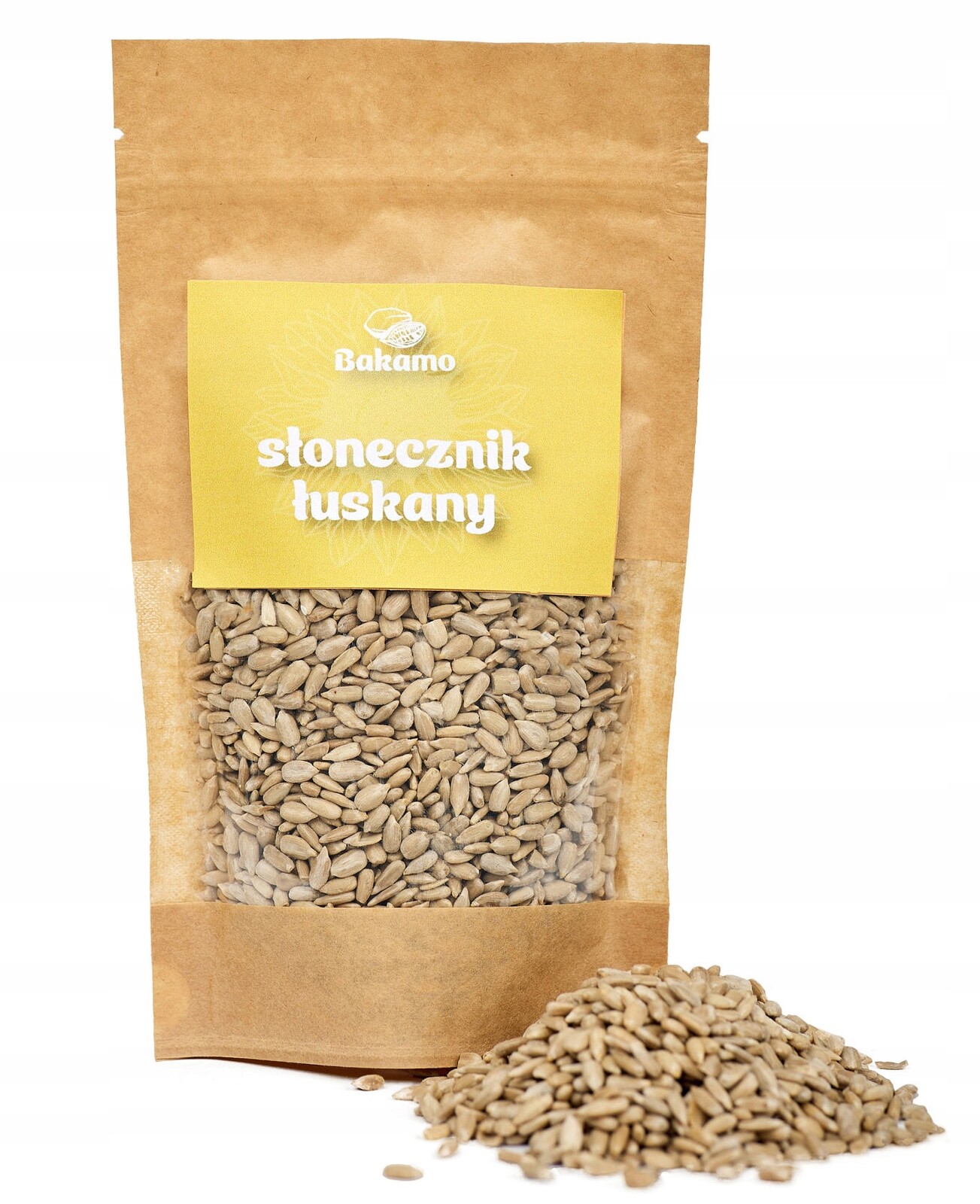Slunečnicová Semínka Loupaná 1 Kg přírodní zrno do salátů z pečiva Bakamo