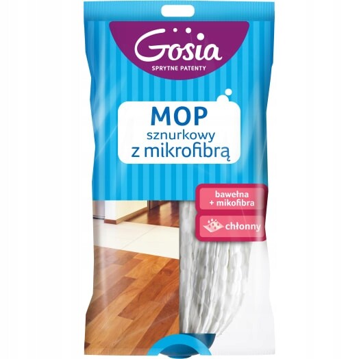 3x Gosia Šňůrkový mop z mikrovlákna (náhrada)