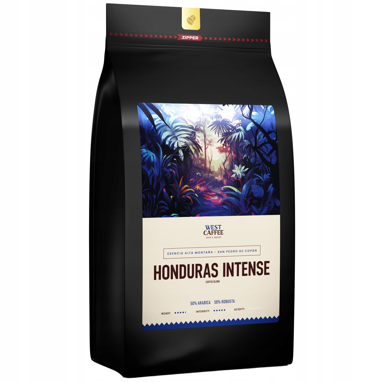 Káva zrnková Honduras Intense 1 kg Strong Espresso Blend čerstvě pražená