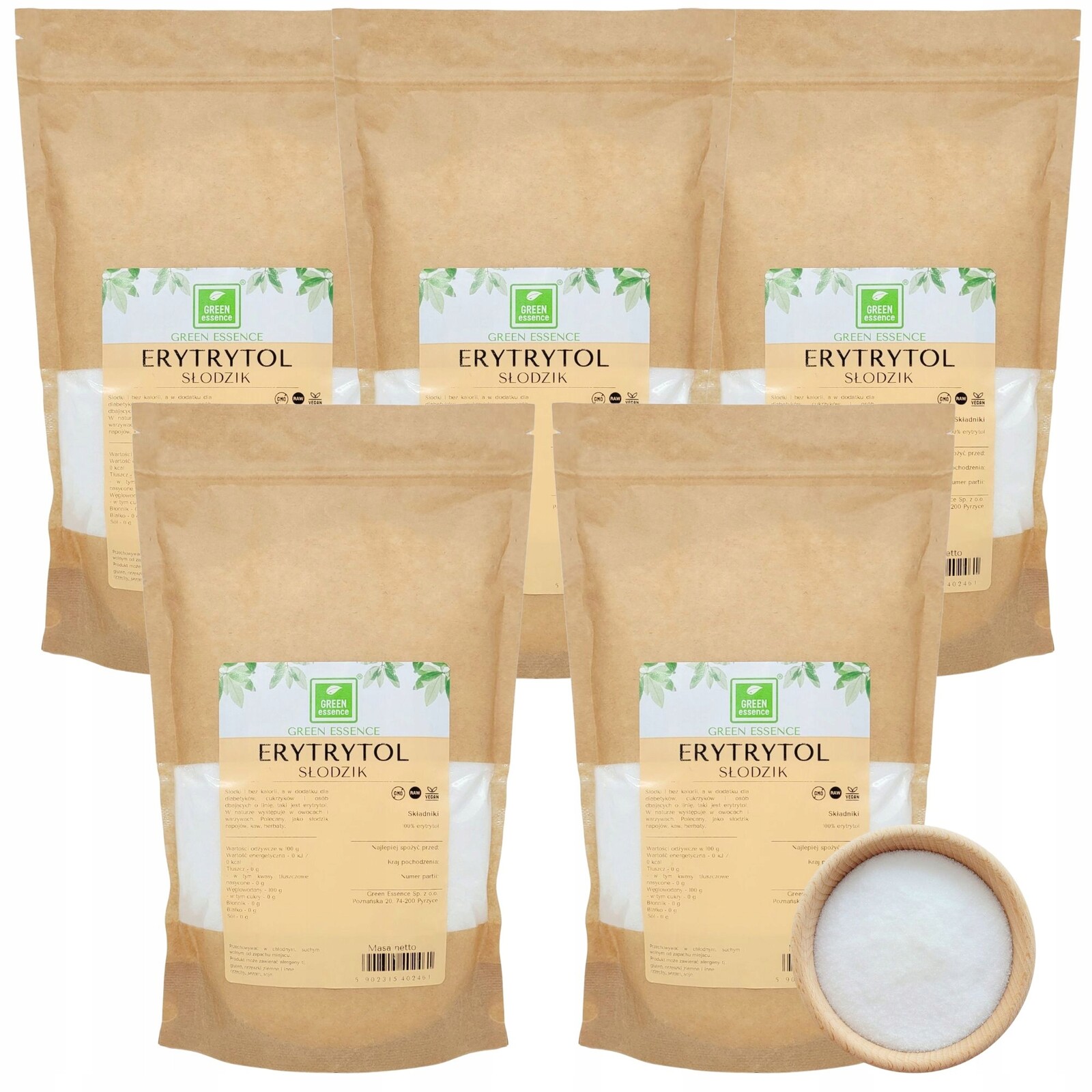 Erytrytol 5kg keto erytrol přírodní sladidlo jako cukr