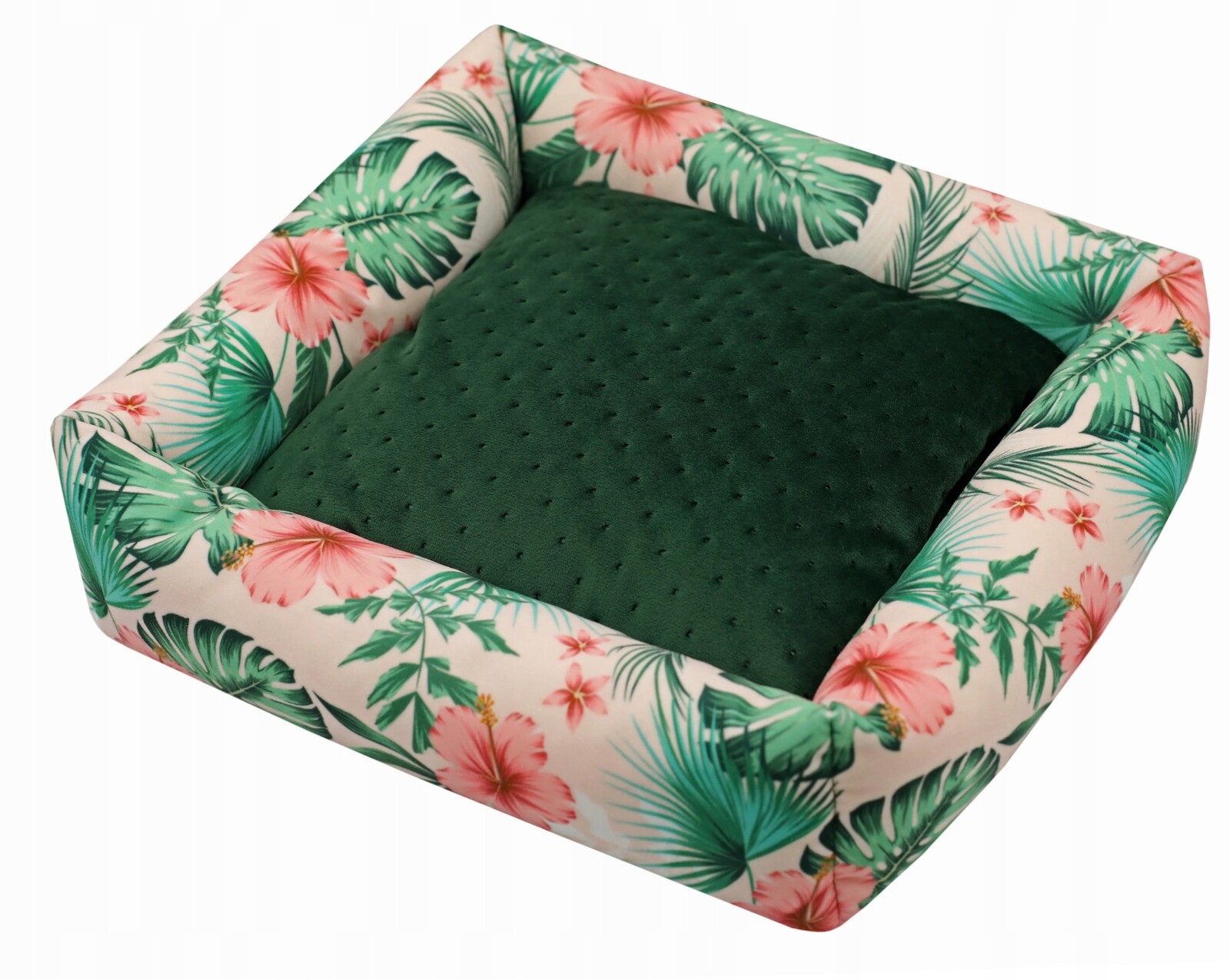 Pelíšek Čtvercové Kotec M Ibiškový Květ Pro Hlodavce Morčete