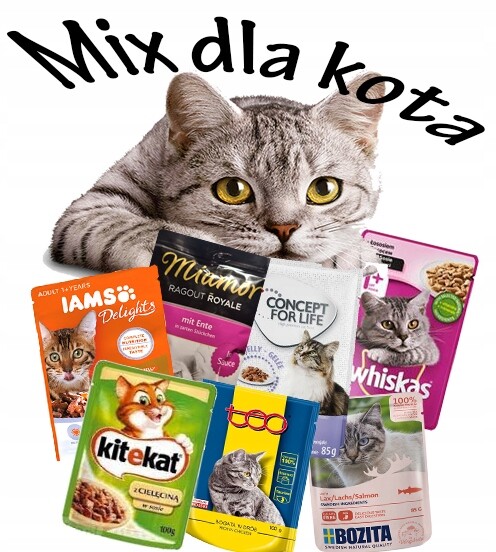 Akce pro kočky MIX značek a příchutí 48ks