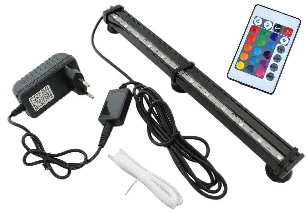 Osvětlení Do Akvária Led Rgb Provzdušňovací Závěs 28 cm