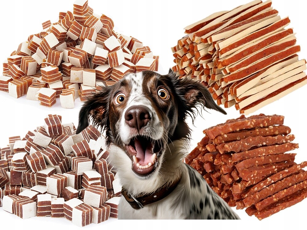 Hilton Sada Měkkých Pamlsků Pro Psy MIX Chutí 4 X 500 G