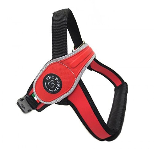 Postroj Tre Ponti reflexní 90-120 cm XXL červený