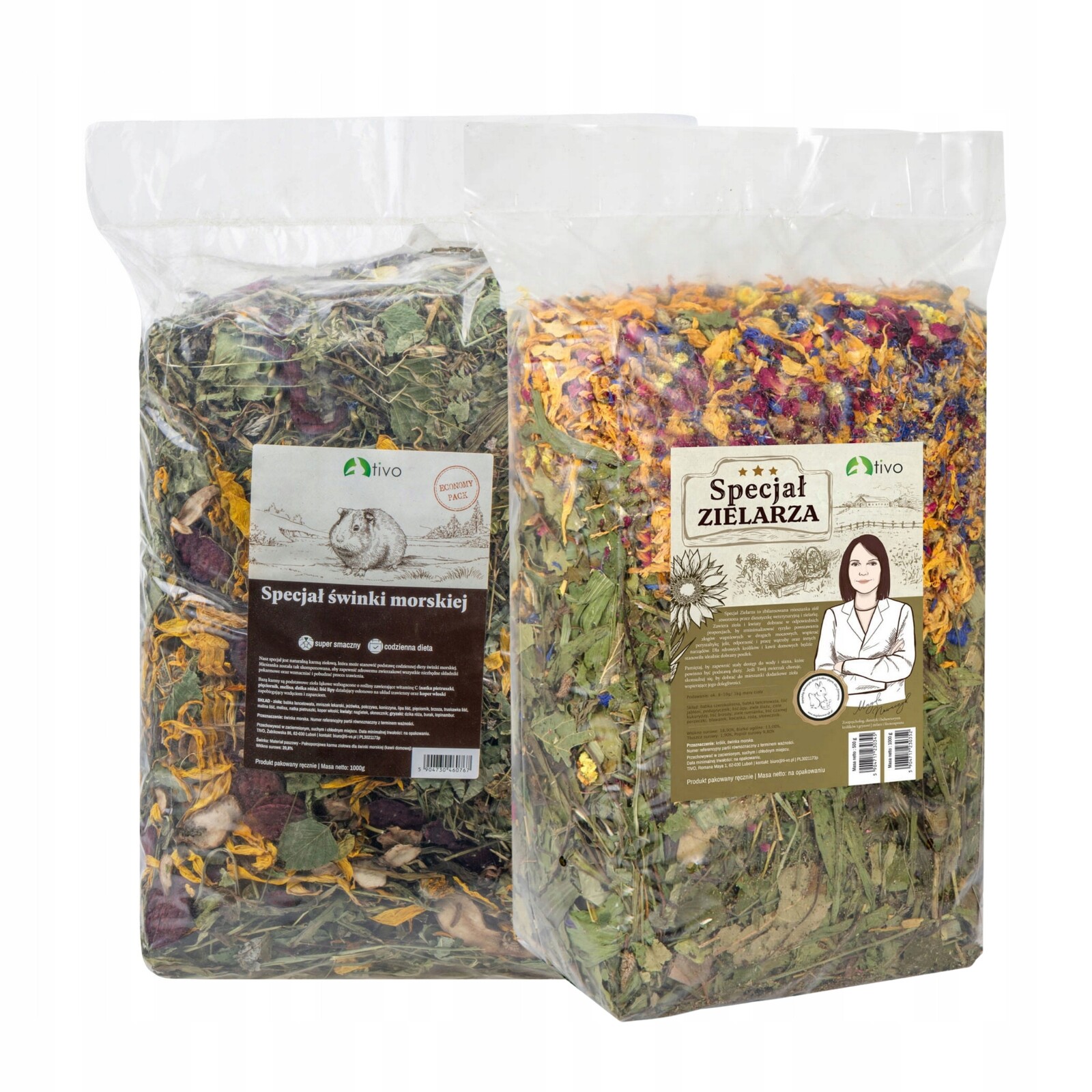 Sada pro prasátko Tivo specialita prasátka 1 kg specialita bylinkáře 1 kg