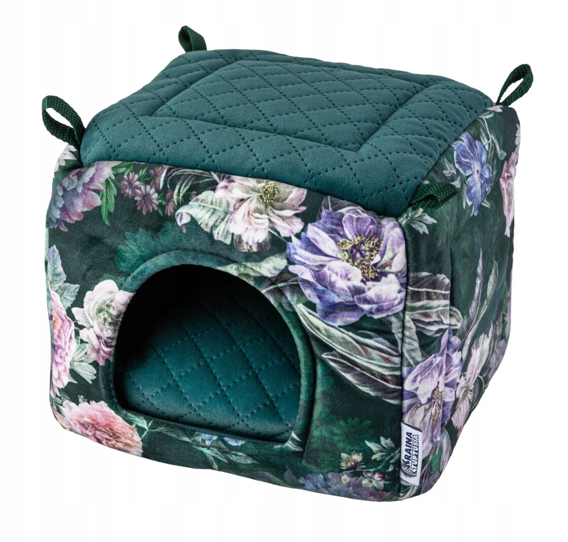 Domeček Kostka Pelíšek Romantický Pro Hlodavce Morčat Potkanů