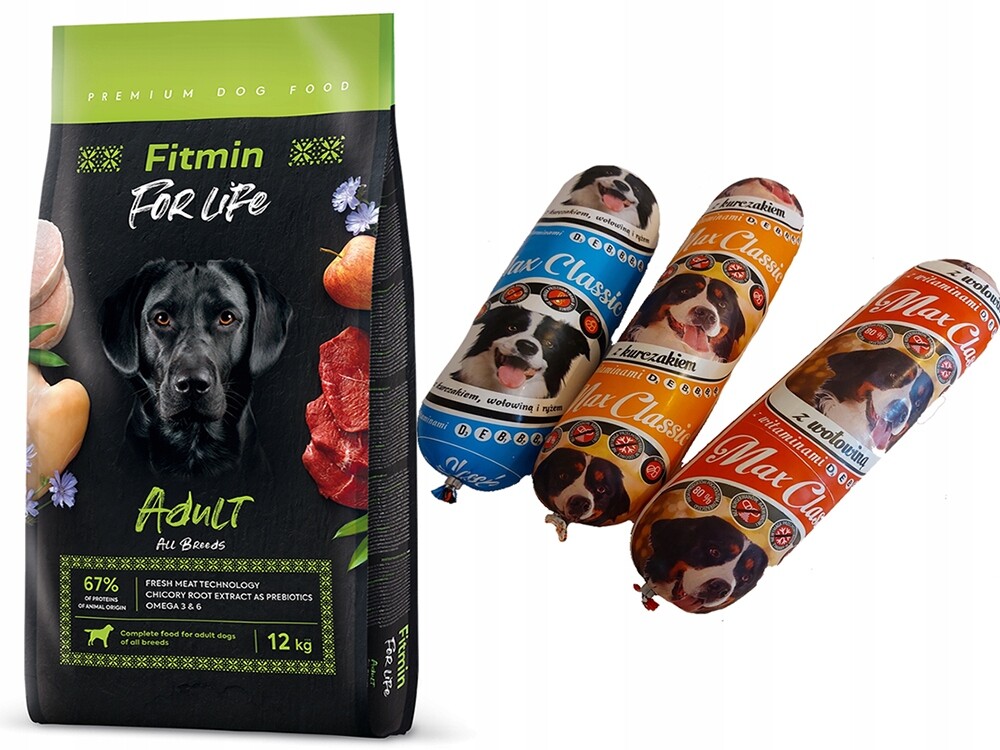 Fitmin For Life Adult All Breeds 12 kg Tyčinka Pro Psa 3 kg