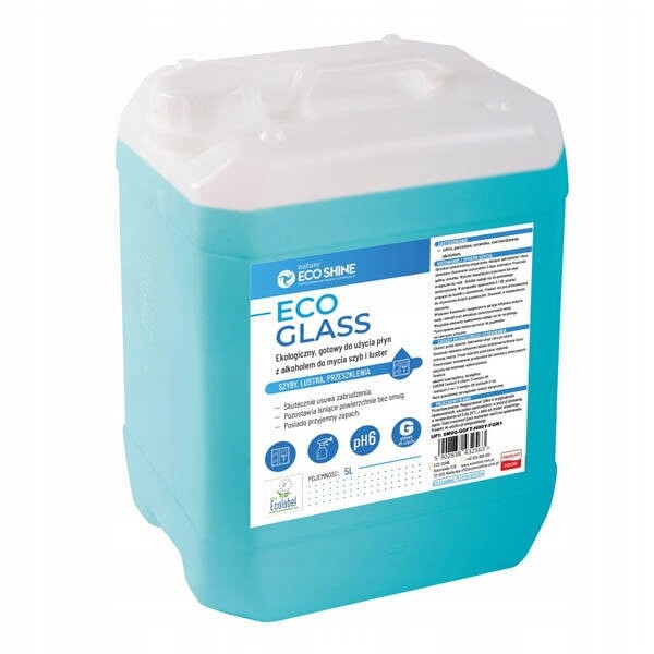 Čistič skel a zrcadel s neutrální vůní Eco Shine 5L, 1 ks