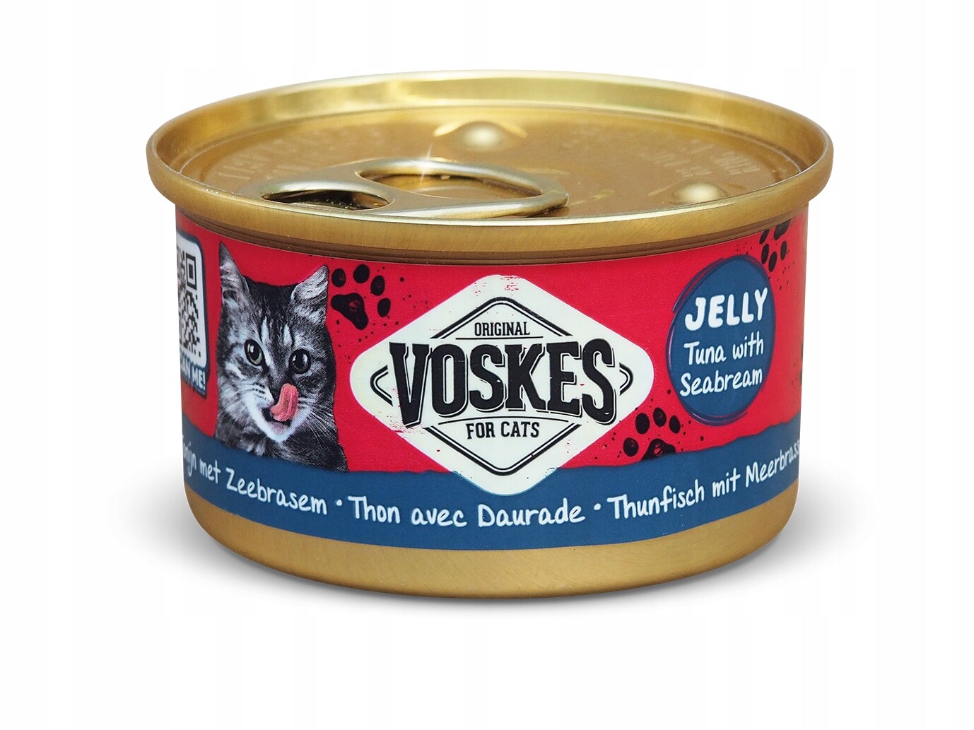 Tuňák S Poradenstvím V Želé Vlhké Krmivo Pro Dospělé Kočky Voskes 24 X 85 G