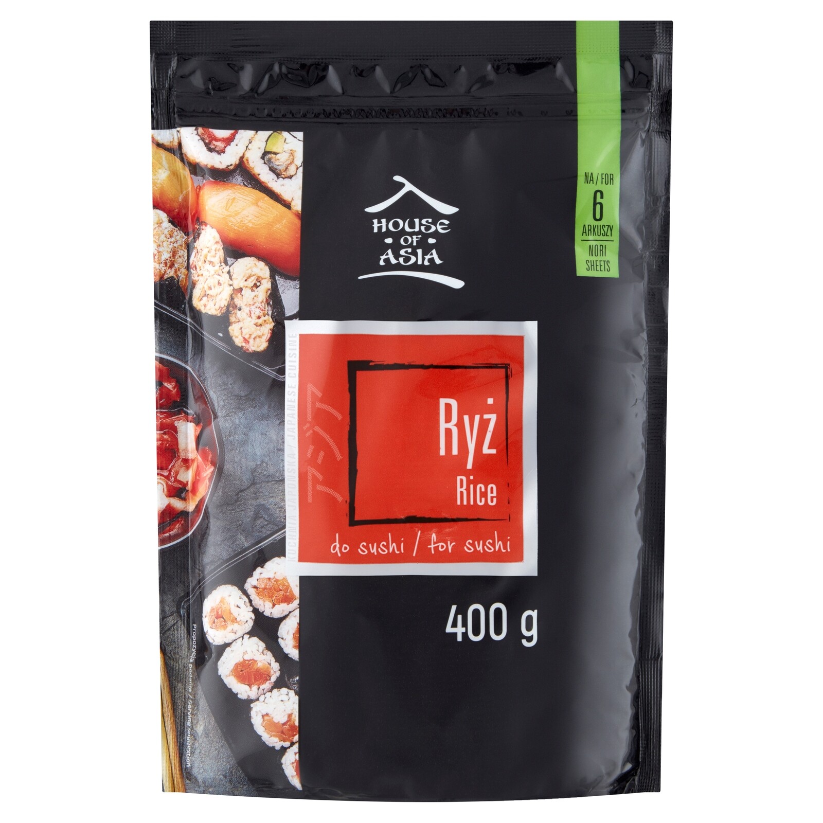 4x House of Asia Rýže na sushi 400 g