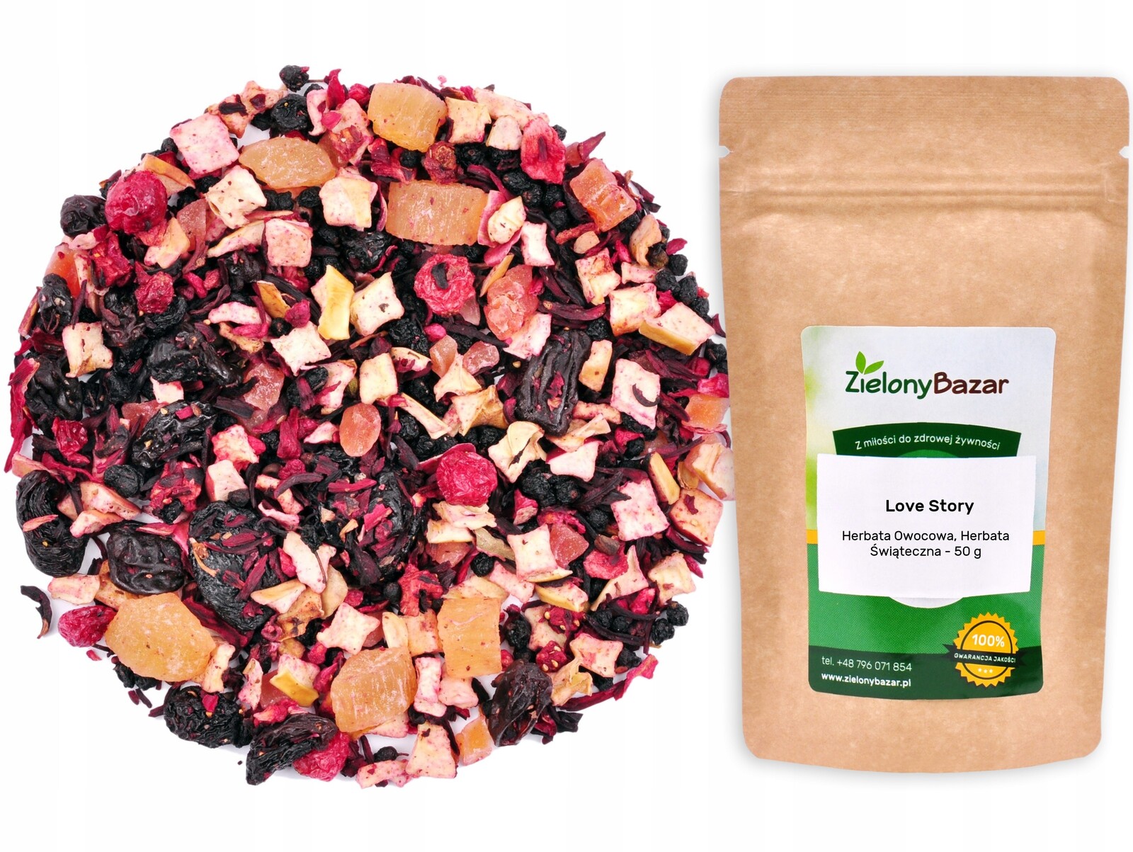 Zelený ovocný bazar čaj 50 g