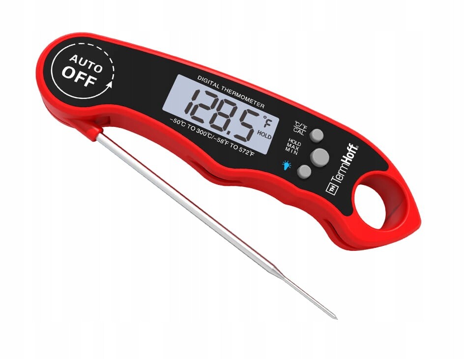 Digitální kuchyňský teploměr Skládací LCD sonda TermHoff TH-02