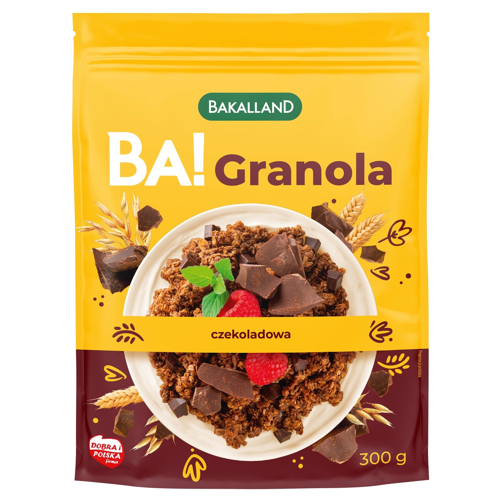 4x Bakalland Ba! Granola čokoládová, 300 g
