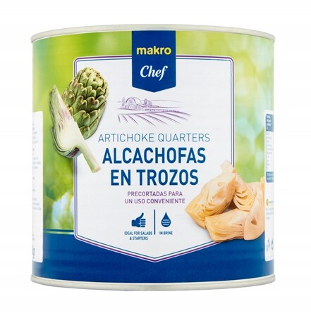 Makro Chef Artyčoky Kousky 2,5 kg