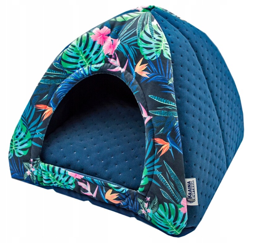 Domeček Budka Pelíšek M Tropický Les Pro Hlodavce Morčata Kávy