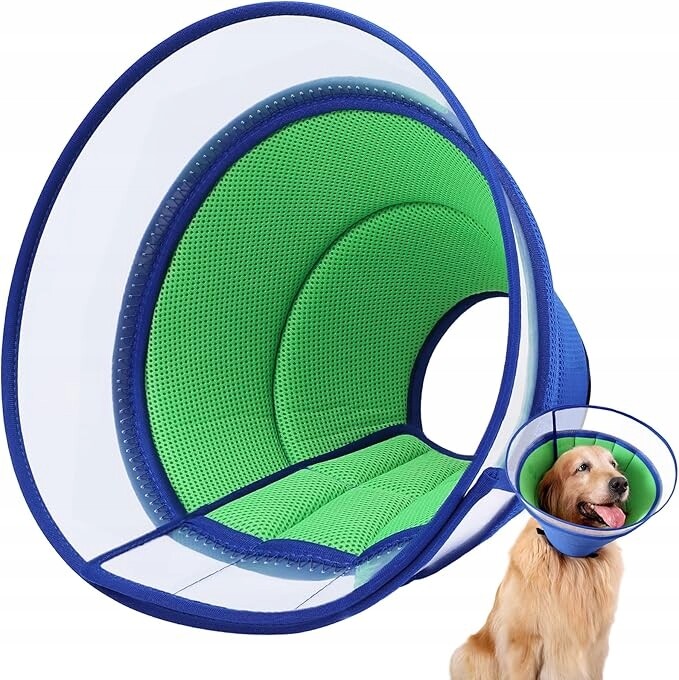 Obojek Pro Psa Kočku Velikost XXL Měkký Ochranný Měkký Límec