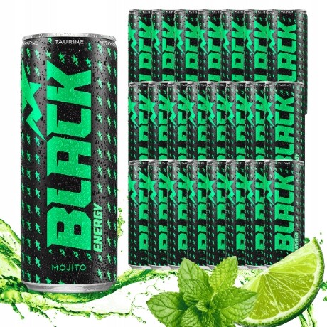 Black Energy Mojito energetický nápoj energy drink Kauce 24x250 ml