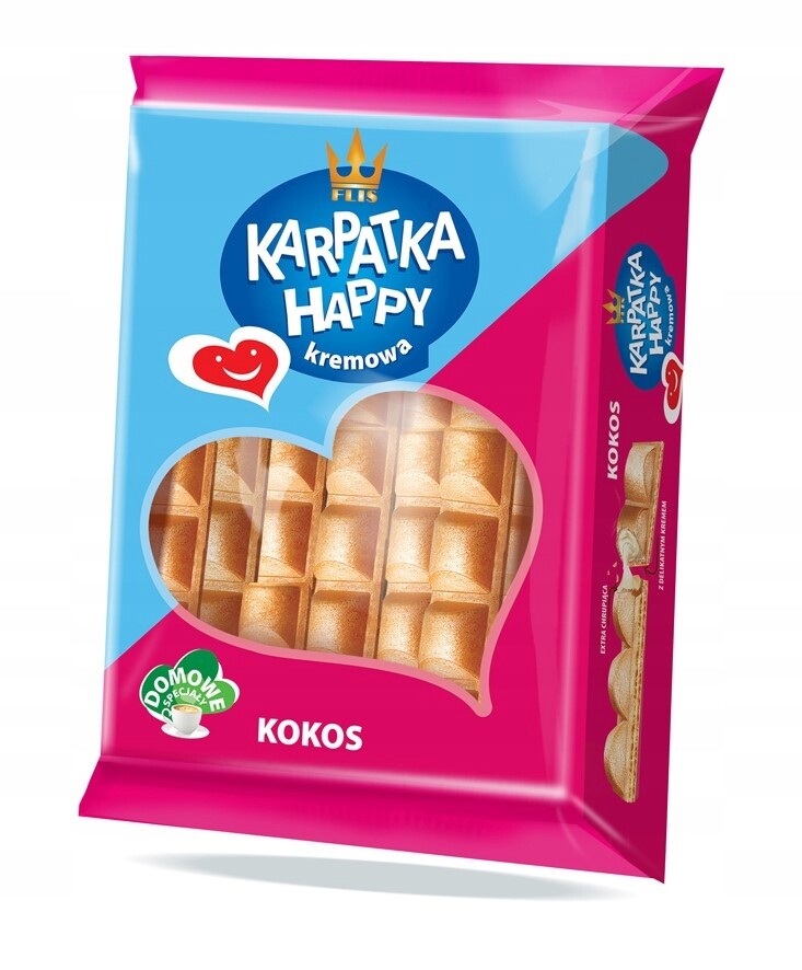 4x Flis krémová karpatka s kokosovou příchutí 500 g