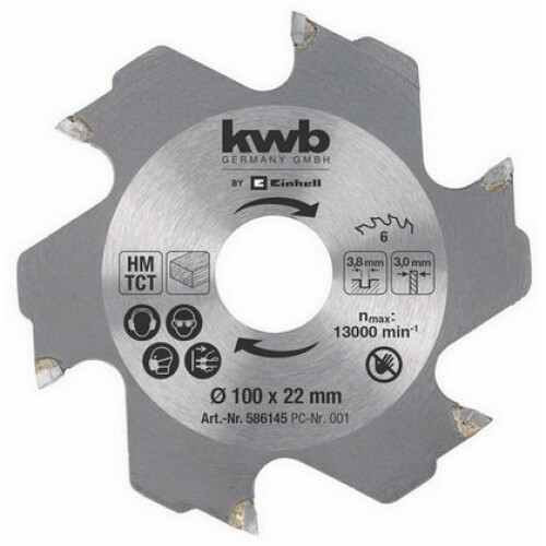 KWB kotouč k lamelovací frézce 100x22x3,8 49758941