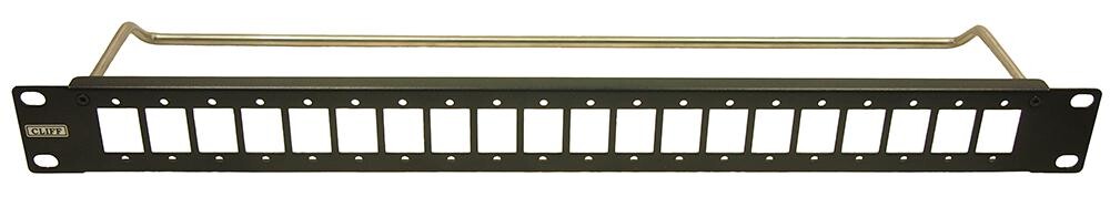 Cliff Electronic Components Cp30162 Slim Patch Panel, 20Port, 1U, M3 Hole