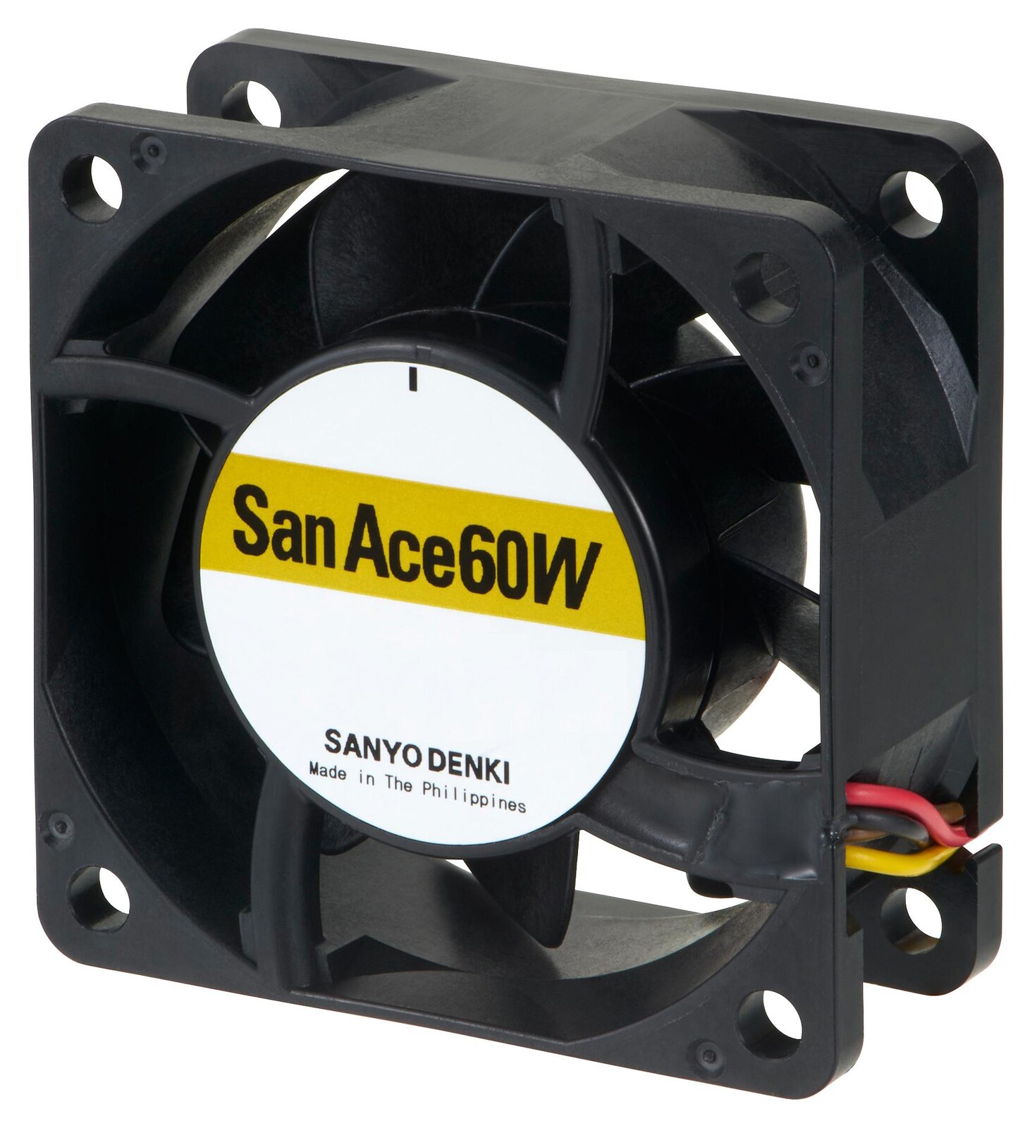 Sanyo Denki 9Wpa0624P4G001 Axial Fan, 53.7Cfm, 56Dba, 11.04W, 24Vdc