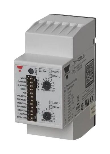 Carlo Gavazzi Ldp2Pa2Du24. Loop Detector, Spdt Relay, 2 Loop, 240V