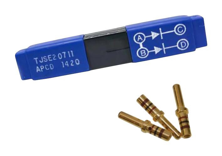 Amphenol Pcd Tjse20711 Electronic Splice, 4Pos, Size 20