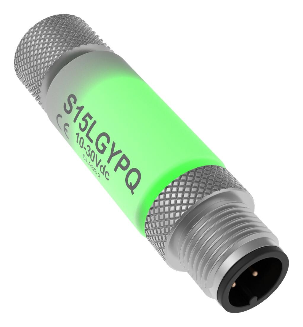 Banner Engineering S15Lgypq. Status Indicator, Green/red, Pnp, 10-30V