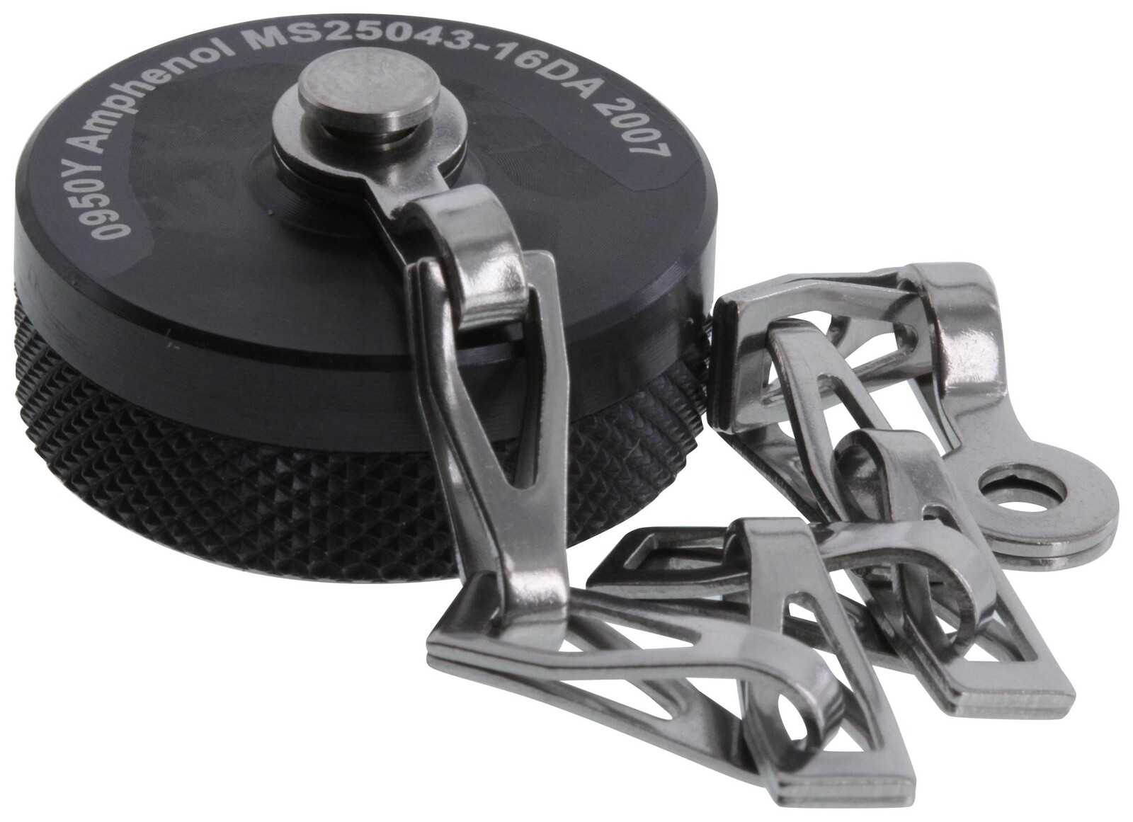 Amphenol Pcd Ms25043-16Da Dust Cap, Aluminium Alloy, Shell Size 16