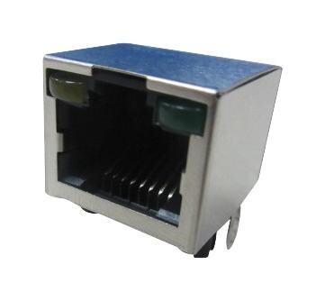 Amphenol Communications Solutions Rjhse5M80. Rj45 Connector, Jack, 8P8C, 1 Port, Th