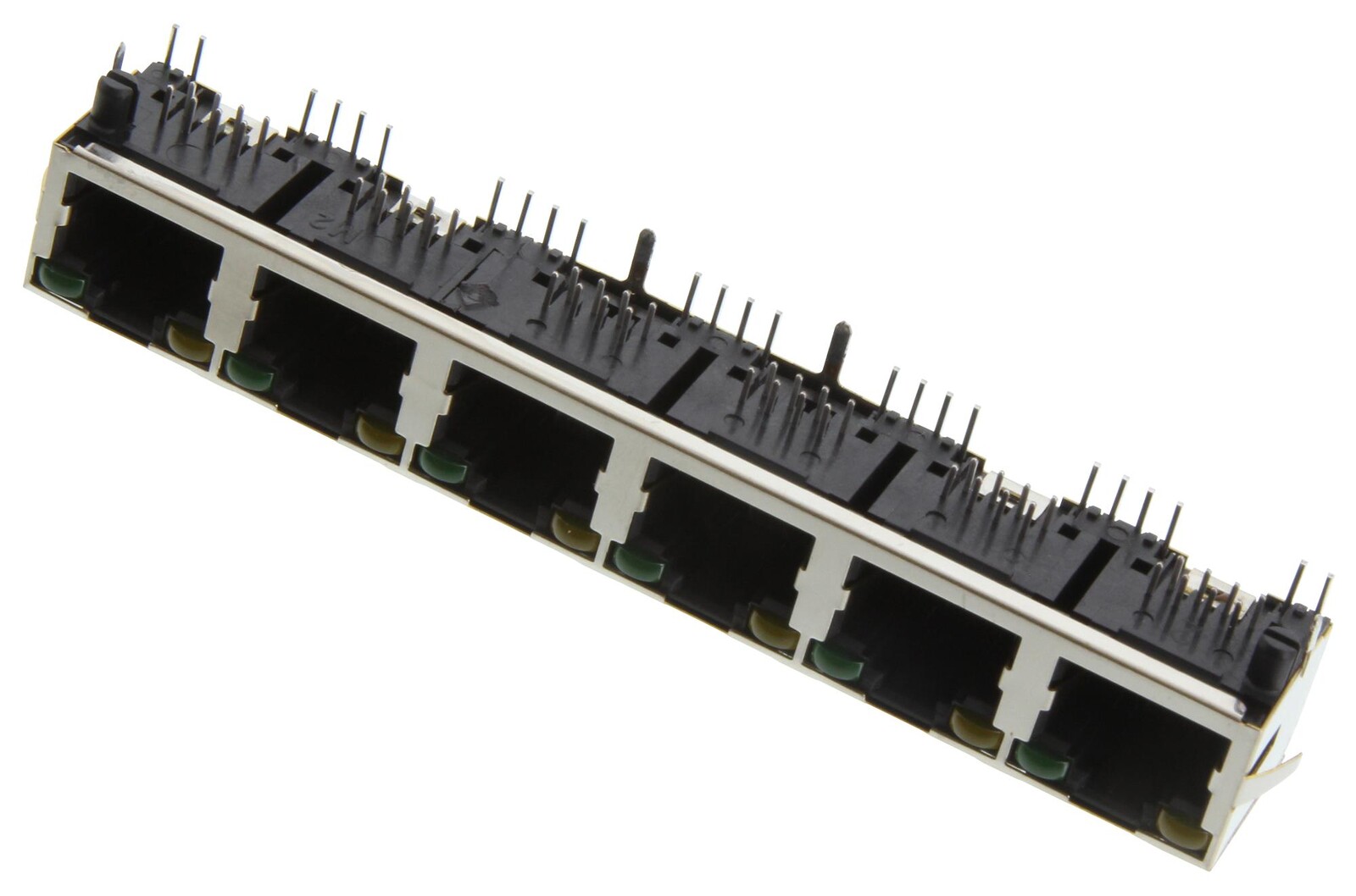 Amphenol Communications Solutions Rjhse538106. Rj45 Connector, Jack, 8P8C, 6 Port, Th