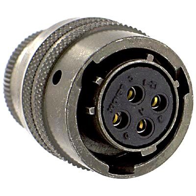 Amphenol Industrial Pt06E-12-4S Circular Connector Plug, Size 12, 4Pos, Cable