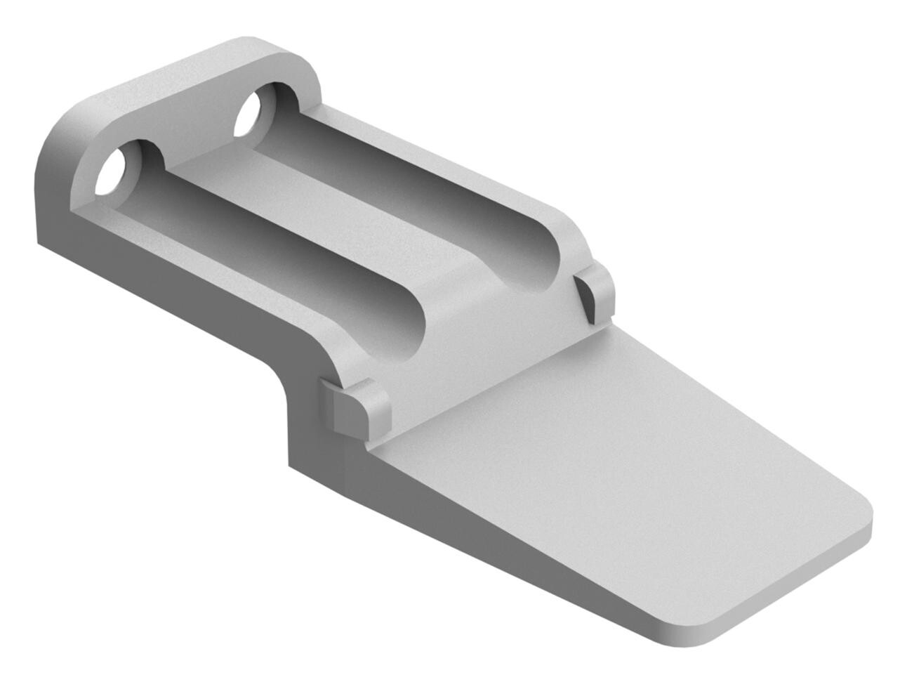 Amphenol Sine/tuchel Awm-2Sa Wedgelock, Socket, 2Pos, A Keyed, Grey