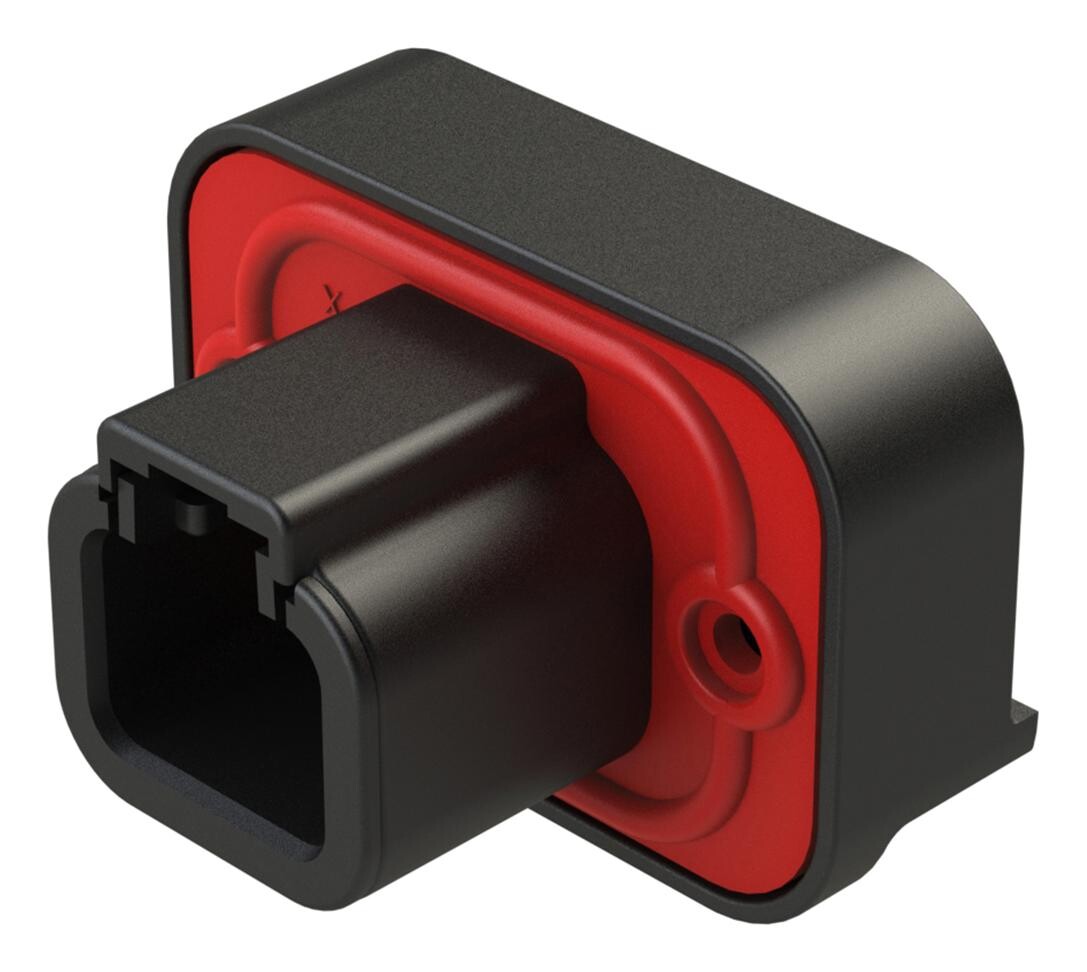 Amphenol Sine/tuchel Atp13-2P-Bm03Blk Automotive Conn, R/a Rcpt, 2Pos, 25A