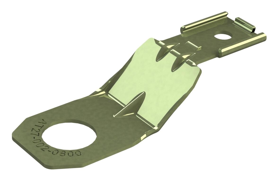 Amphenol Sine/tuchel At27-002-0800 Mounting Clip, 8P, Steel, 13Mm