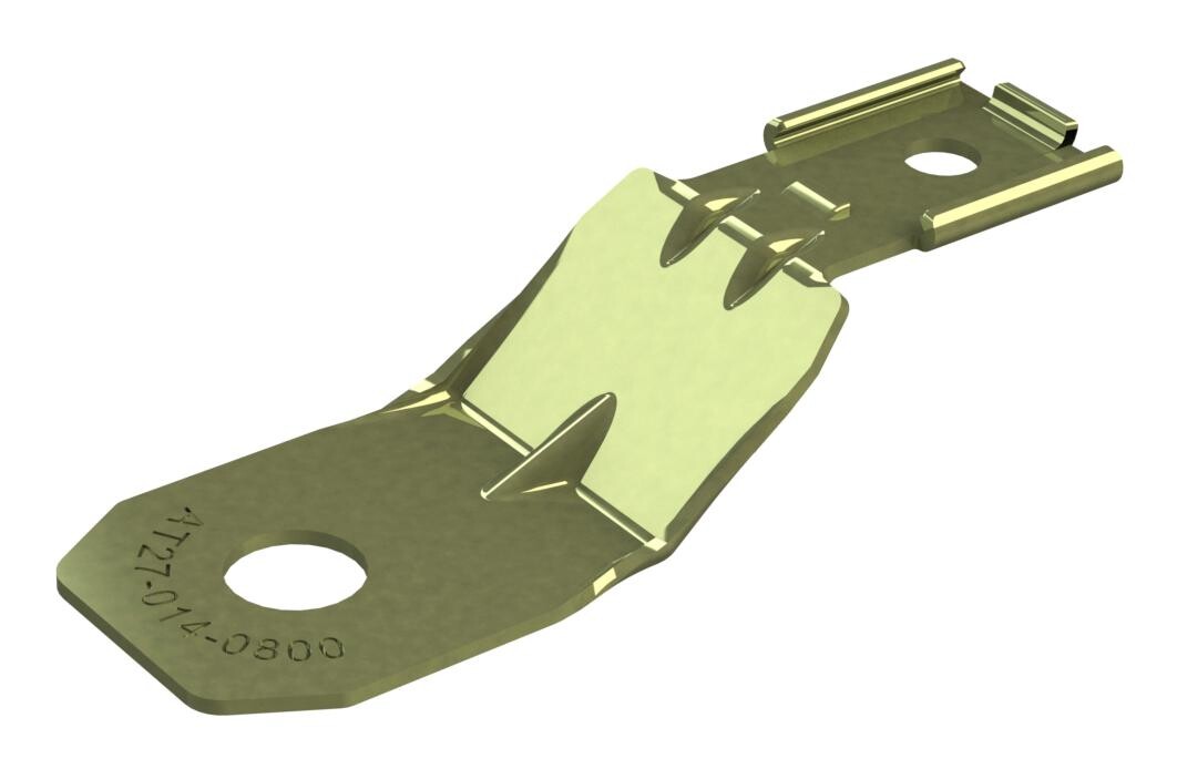 Amphenol Sine/tuchel At27-014-0800 Mounting Clip, 8P, Steel, 8.2Mm