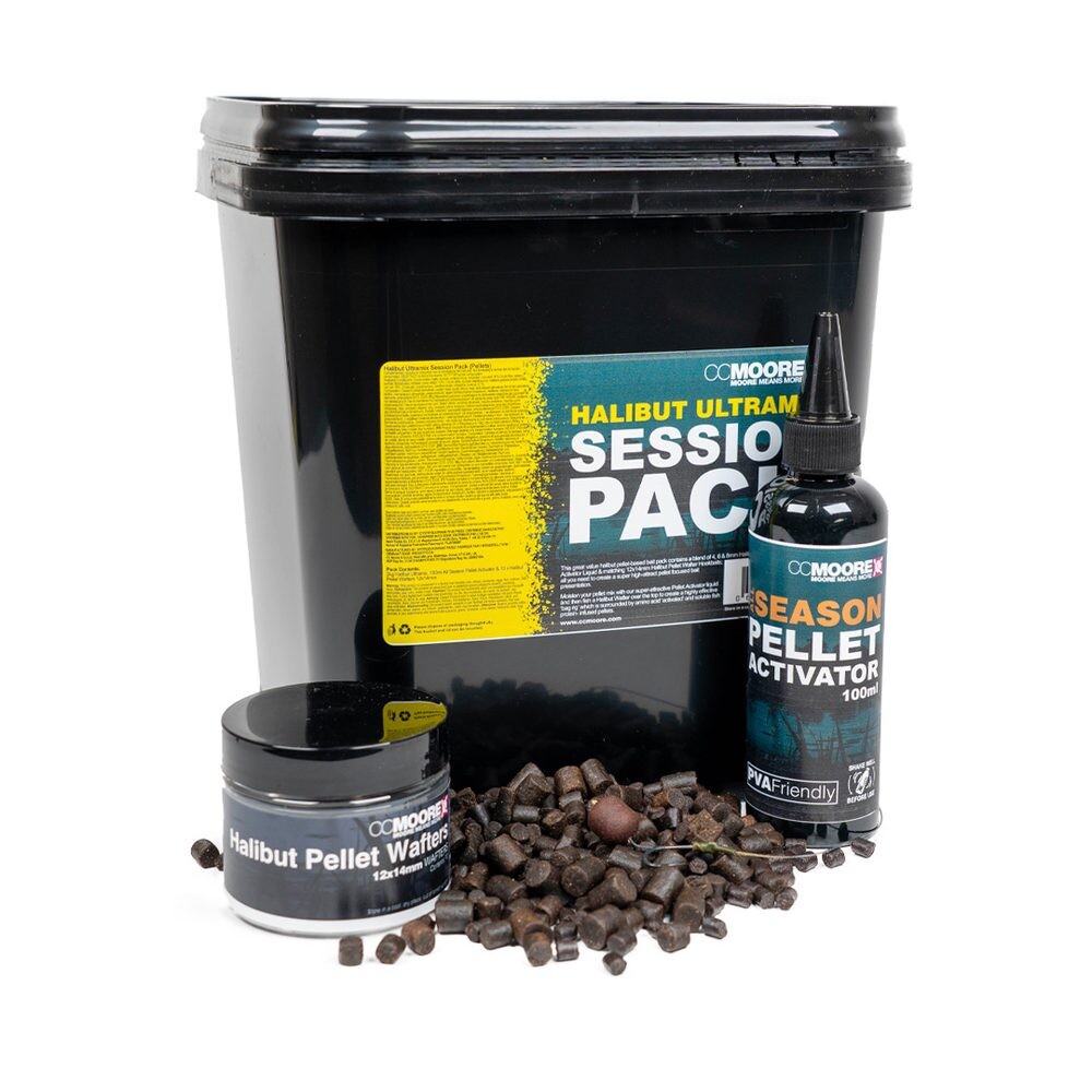 CC Moore Pelety Halibut Ultramix Session Pack