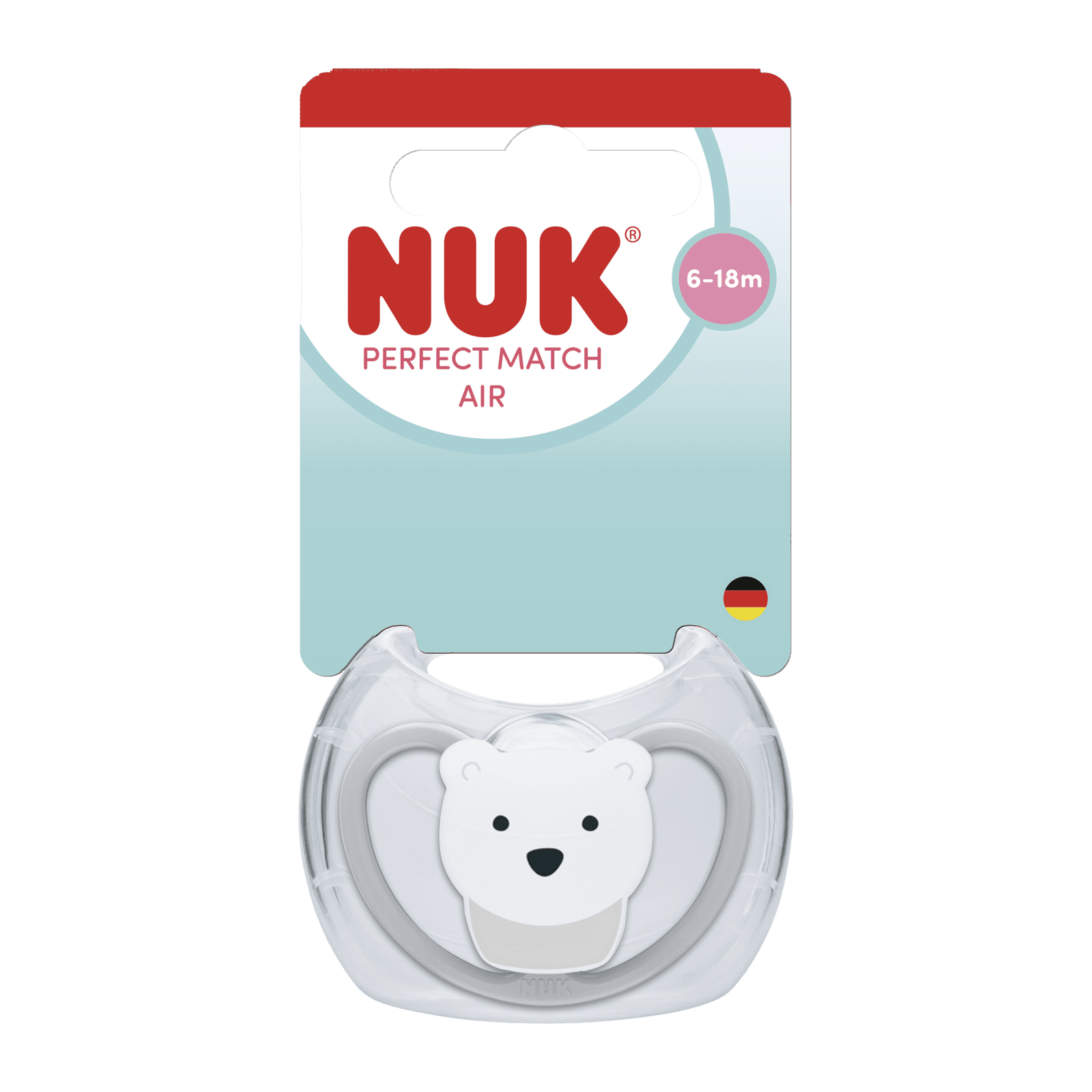 NUK Dudlík Perfect Match Air Polar Bear 6-18m