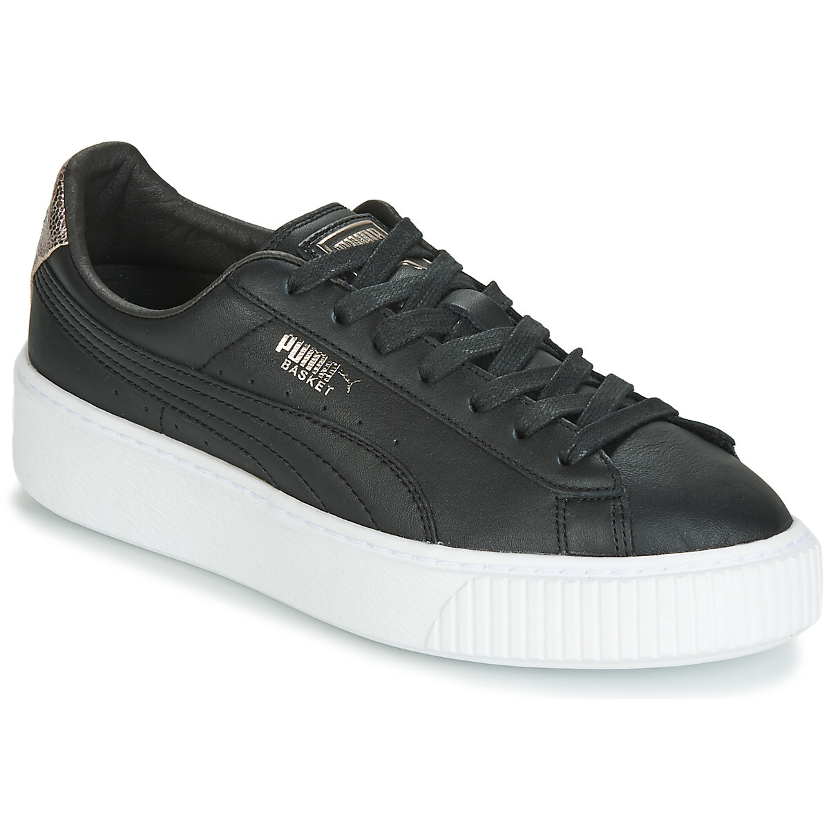 Puma  WN SUEDE PLATFM OPULENT.BL  Černá