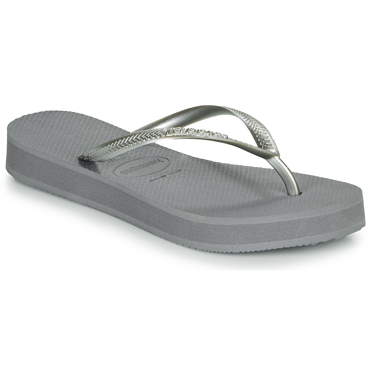 Havaianas  SLIM FLATFORM  Stříbrná