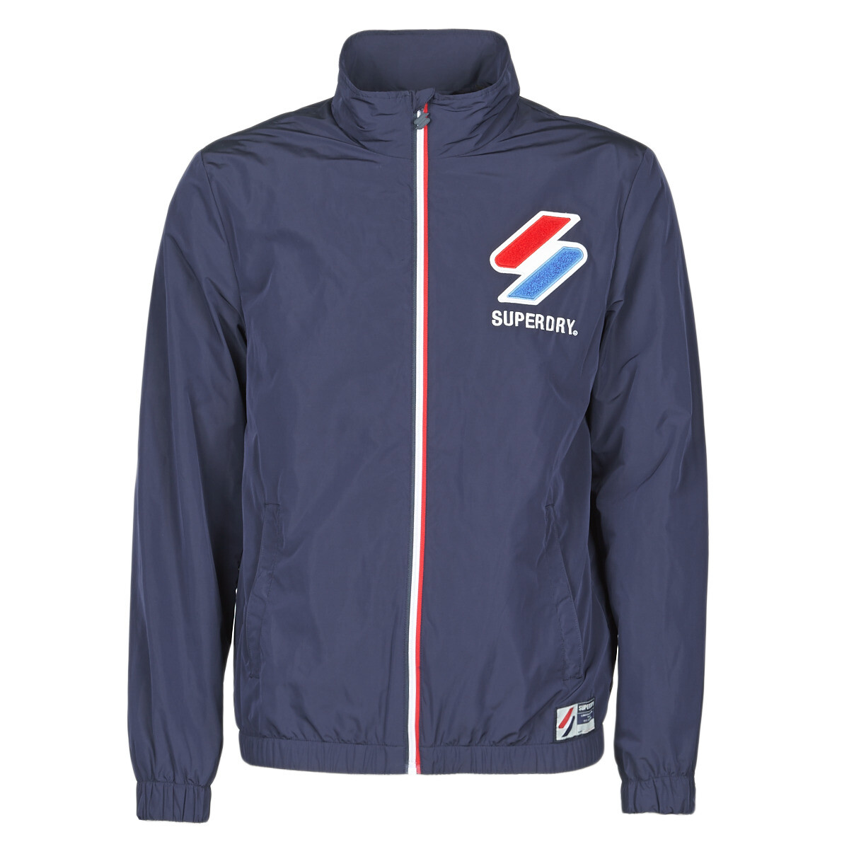 Superdry  TRACK CAGOULE  Modrá
