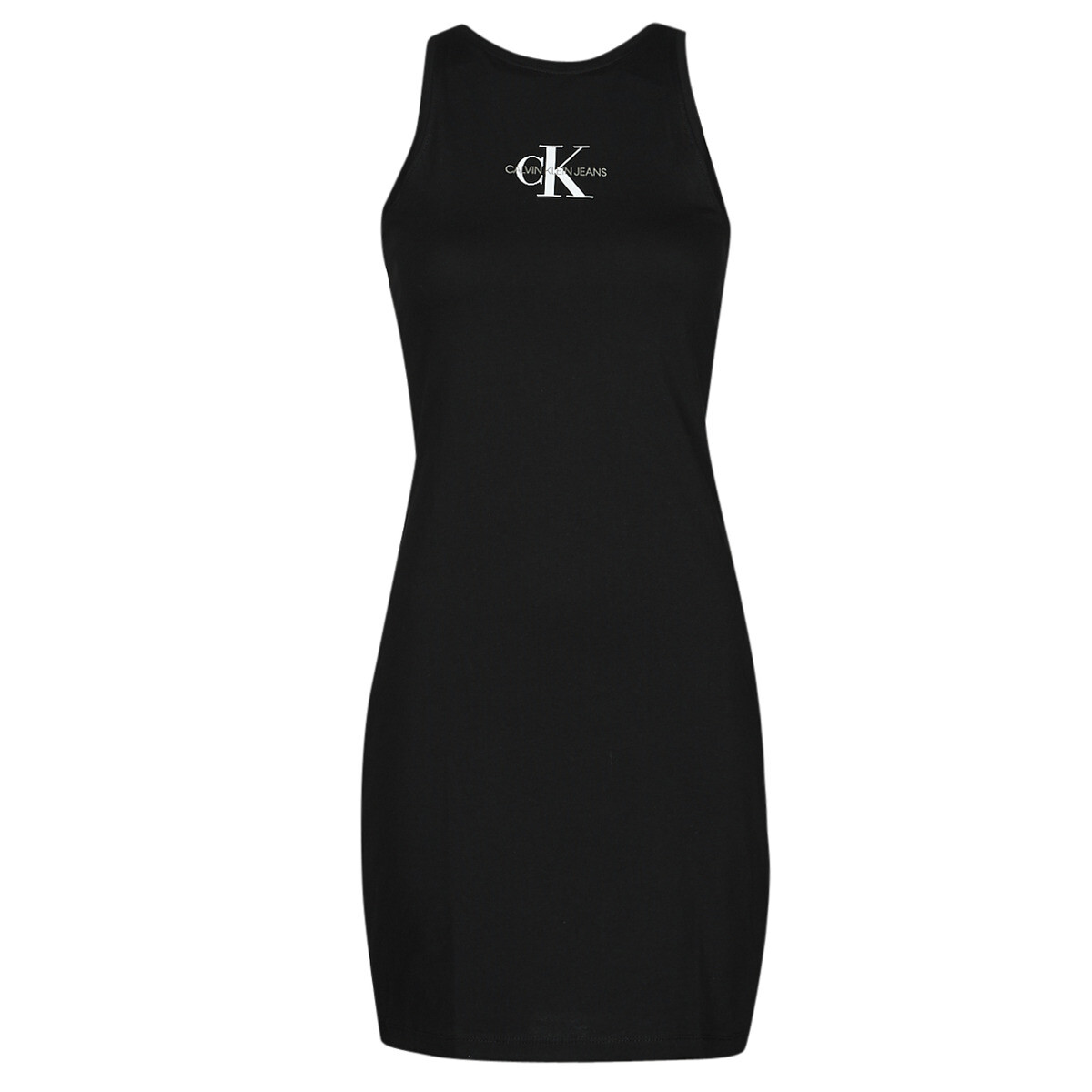 Calvin Klein Jeans  MONOGRAM TANK DRESS  Černá