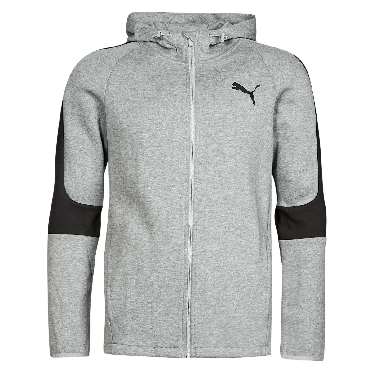 Puma  EVOSTRIPE CORE FZ HOODIE  Šedá