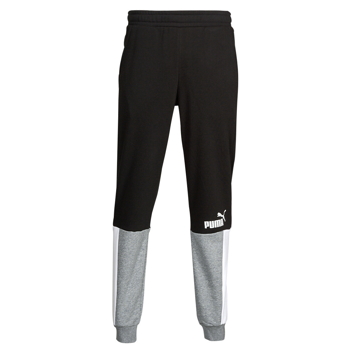Puma  ESS+ BLOCK SWEATPANTS TR  Černá